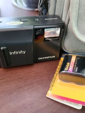 Olympus Infinity Compact Film Camera - Black